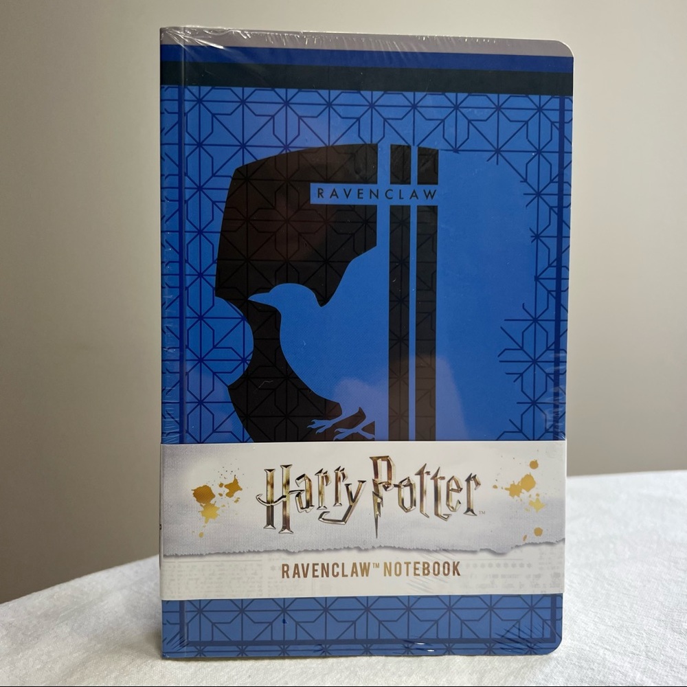 Harry Potter Ravenclaw notebook, 5” wide by 8 1/4” high, from Loot Crate box